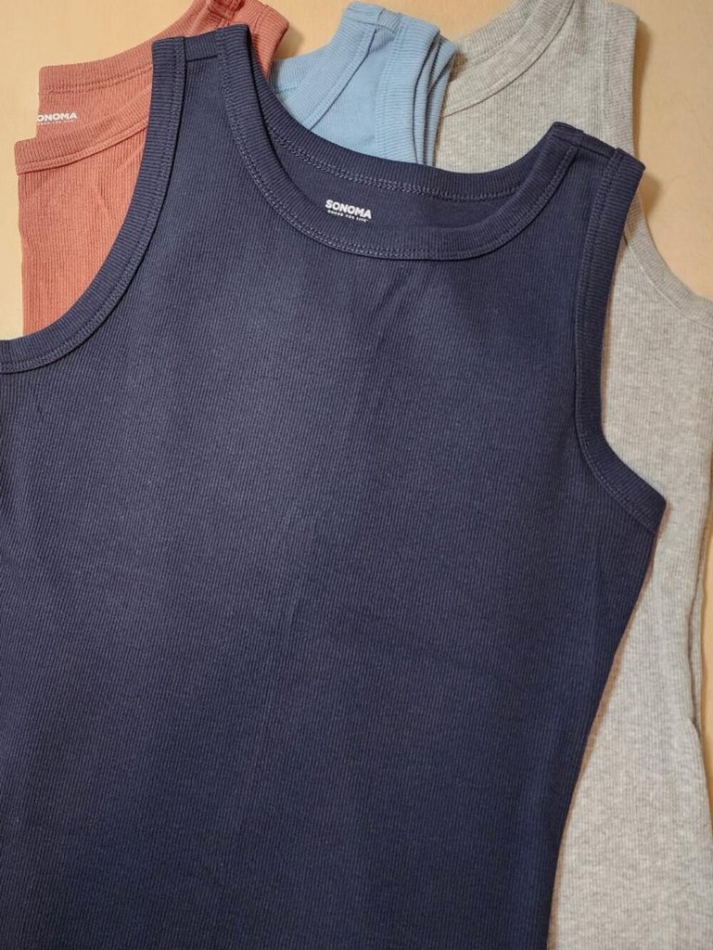 Sonoma Goods For Life Women's High Neck Tank Tops - Picture 2 of 3